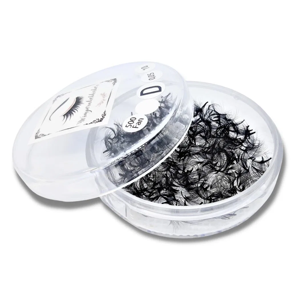 Накладные ресницы 6D 0.07 Handmade Eyelash Fans (C Curl, 10 мм) Wimpernliebhaber