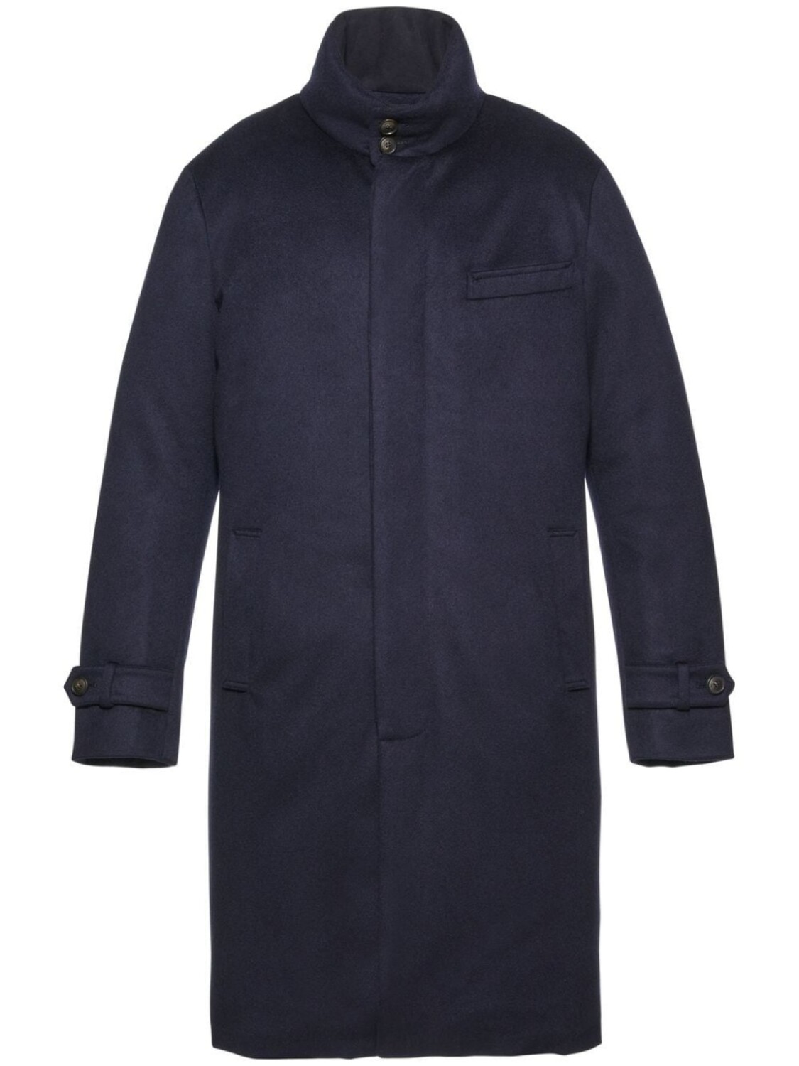 

Однобортное кашемировое пальто Norwegian Wool, синий