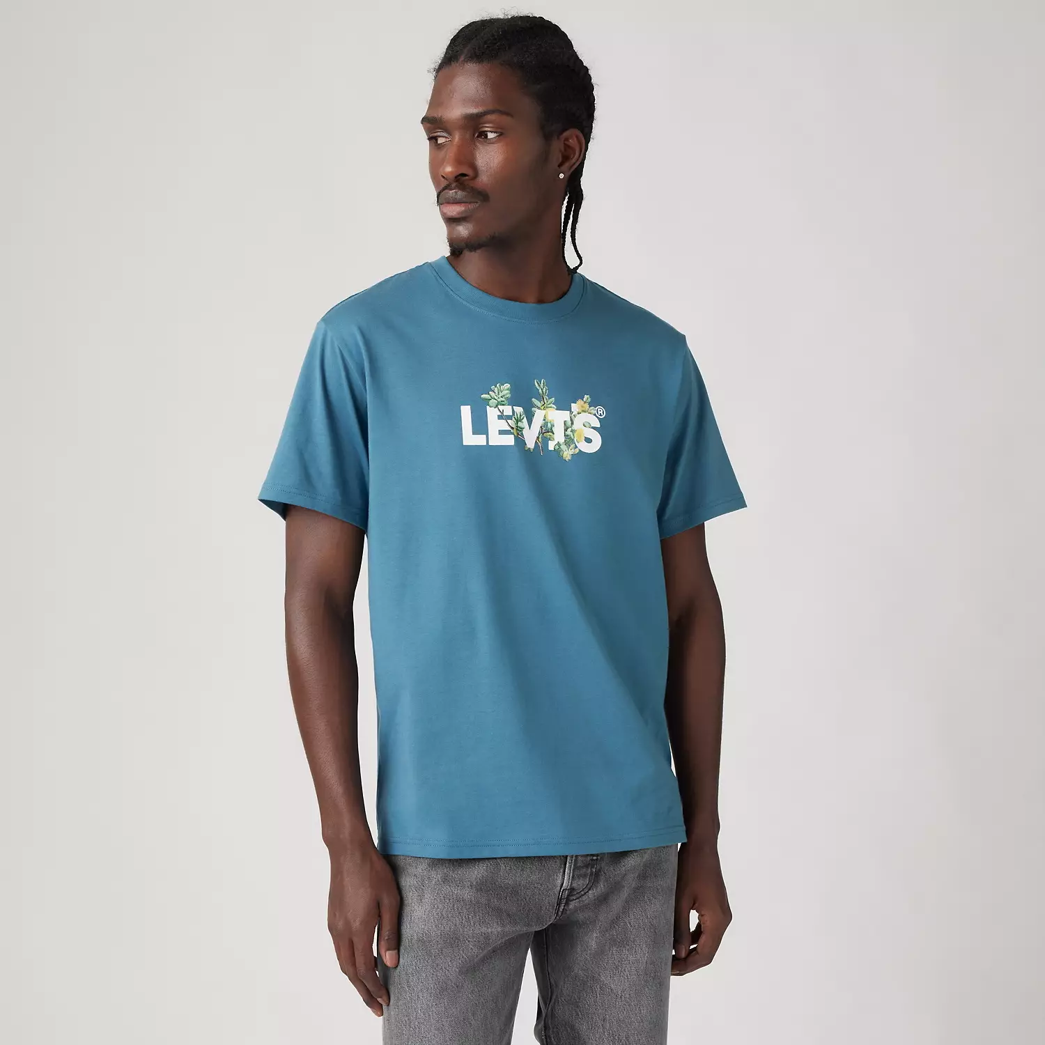 

Футболка свободного кроя с коротким рукавом и графическим принтом Levi's, цвет Hampton Bay - Blue