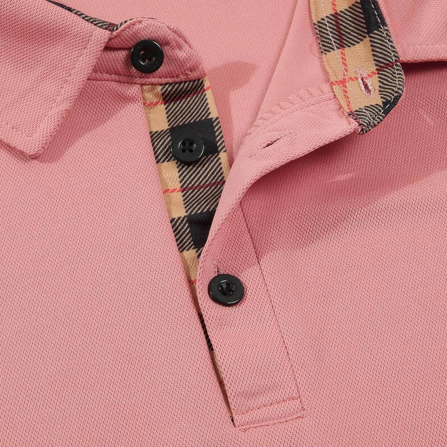Мужская футболка с коротким рукавом, хлопок и лен, A02_hot Pink — фото 3