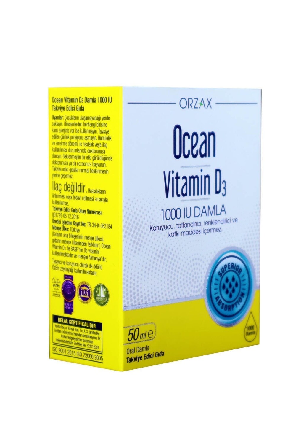 

Ocean Витамин D3 1000 МЕ Капля 50 мл