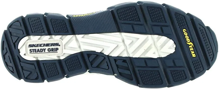 Мужские слипоны Skechers 204329Moc Toe Bungee Lace Slip On, Navy — фото 4