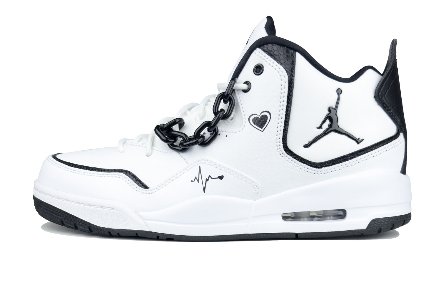 

Кроссовки Jordan Courtside 23 Vintage Basketball Shoes Men Mid-top White/black, белый/черный