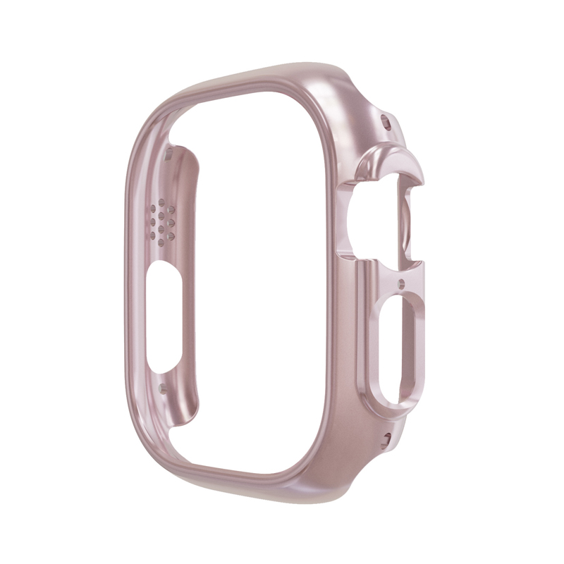 

Penc Iwatch Часы Protective Case Apple PC Plastic Case Material Apple Watch Ultra 1/2nd Generation, PC Half Cladding【Rose Gold】