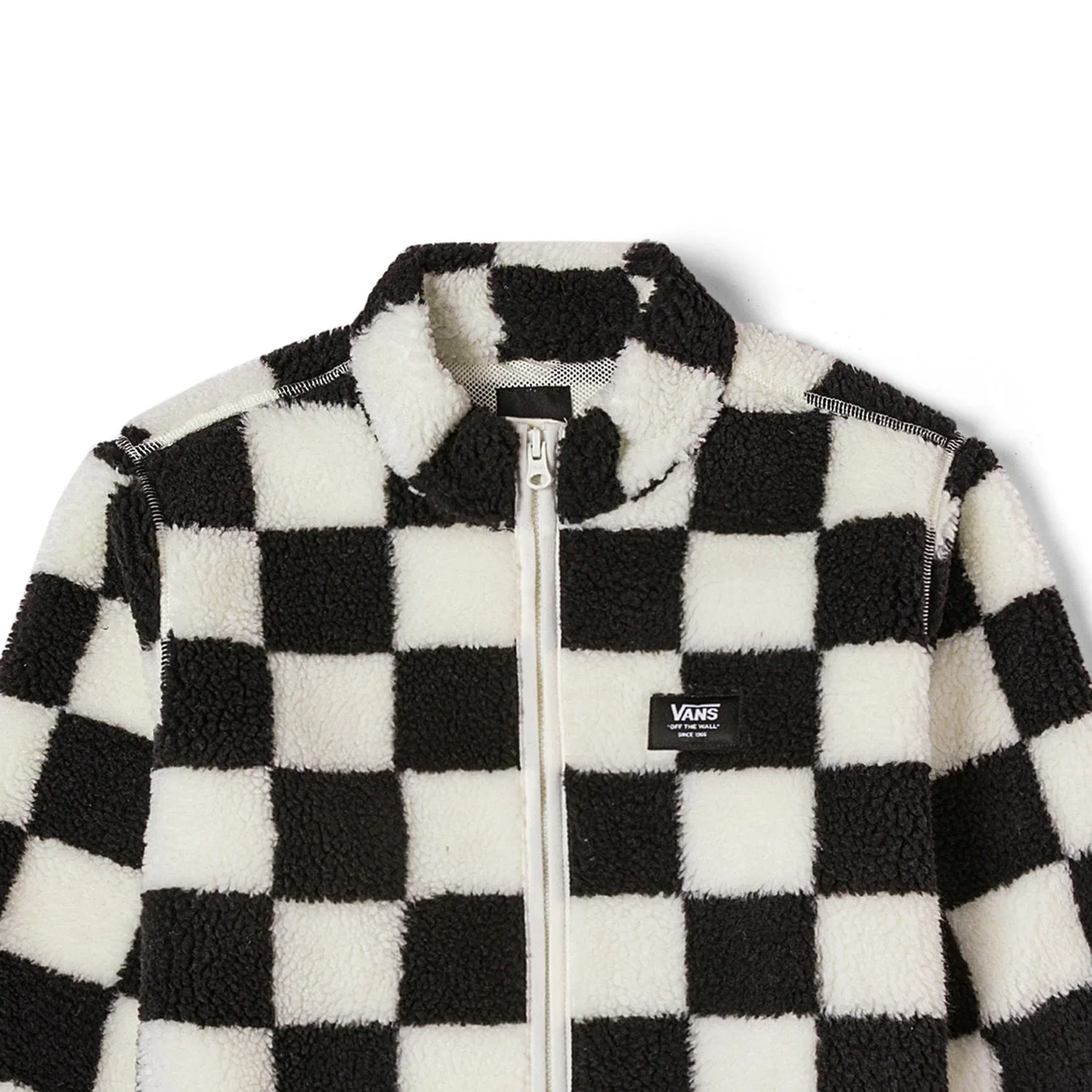 Vans Детская бархатная куртка black white — фото 4