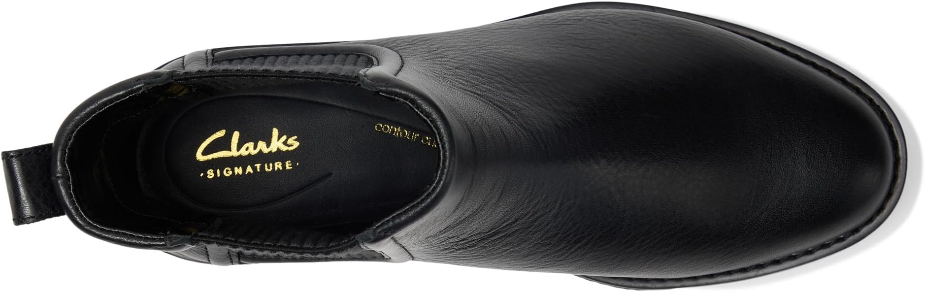 Ботинки женские Clarks Nella Top из высококачественной кожи, черный — фото 2