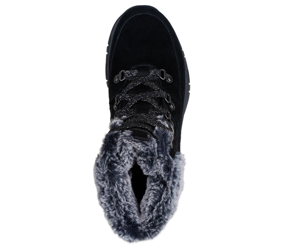 SKECHERS Женские ботинки TREGO SNOW WORRIES, черные — фото 2