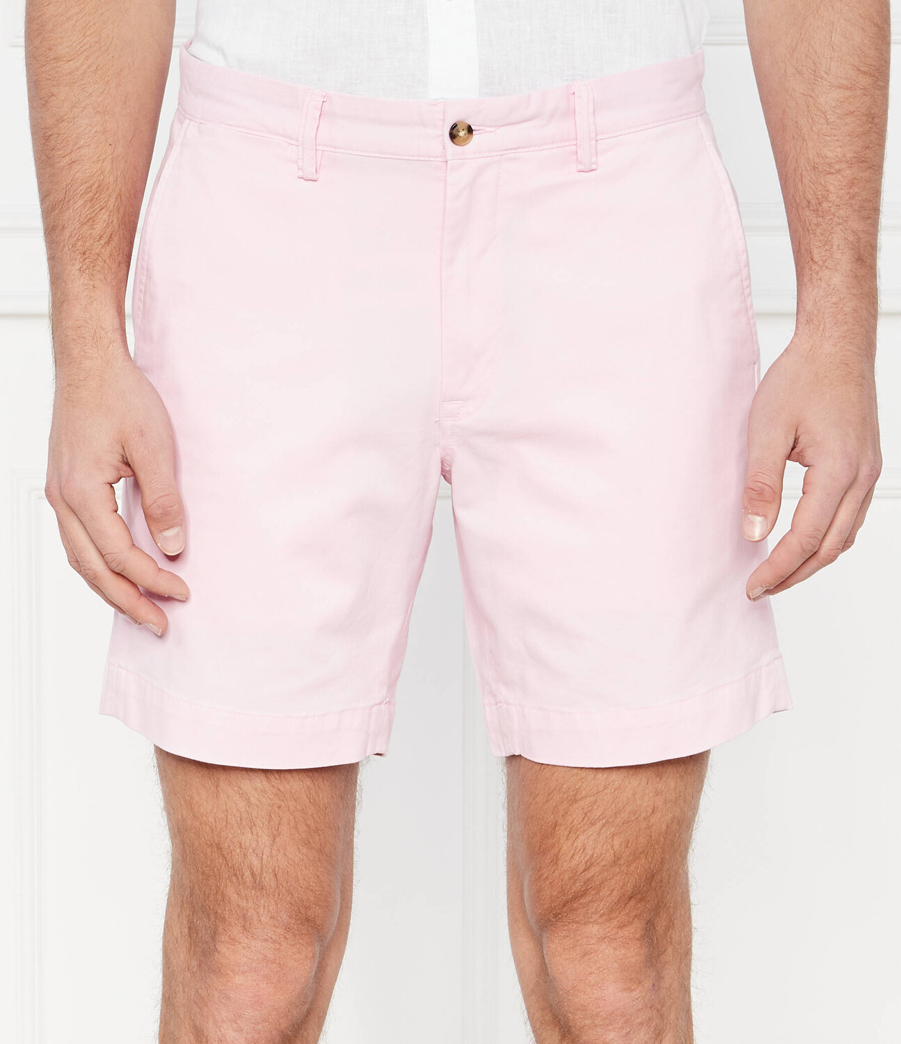 

Шорты POLO RALPH LAUREN BEDFORD Straight fit, пудрово-розовый