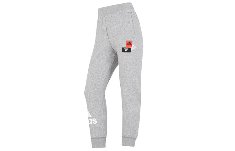 

Трикотажные спортивные штаны женские серые Adidas