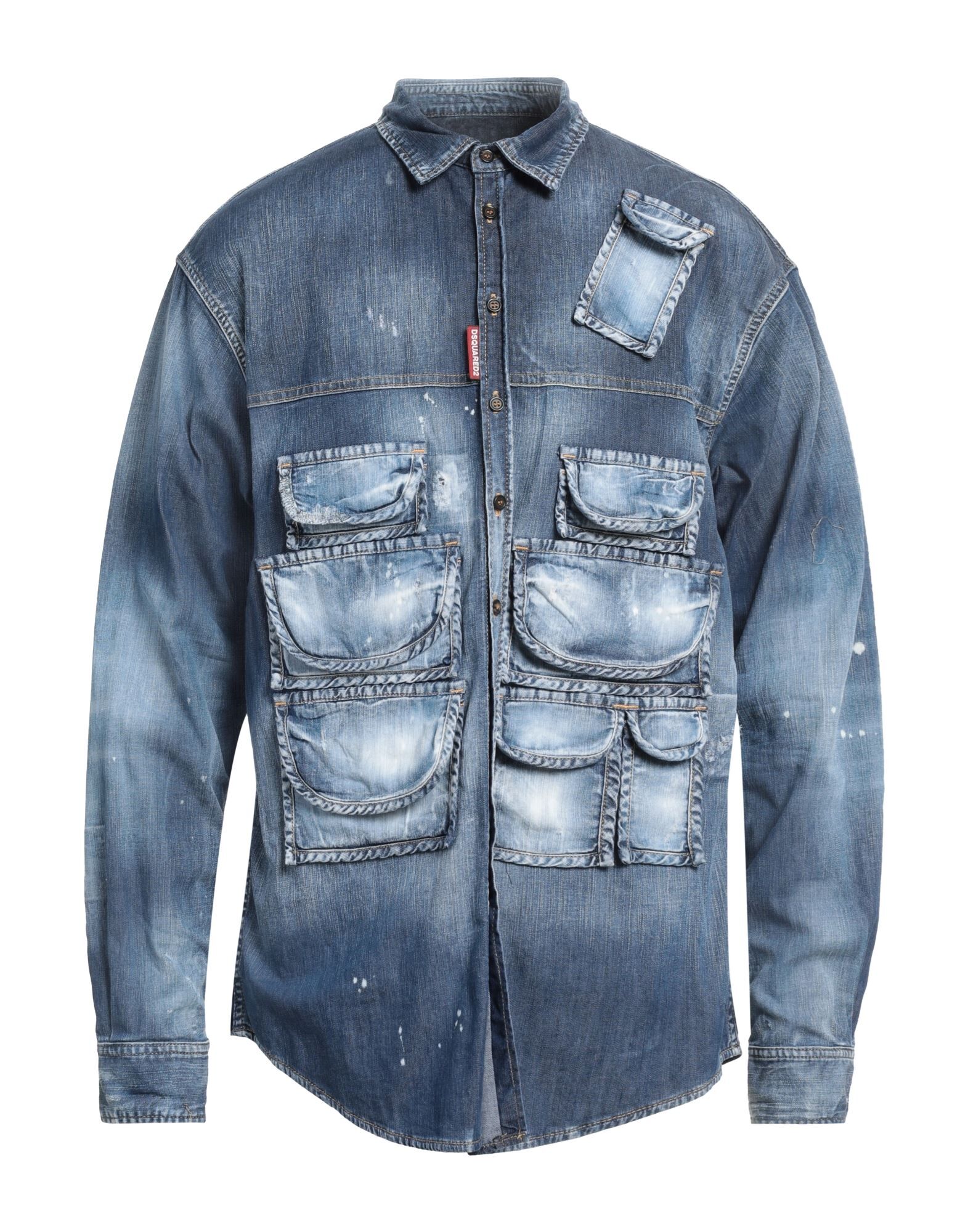

Рубашка джинсовая Dsquared2, синий