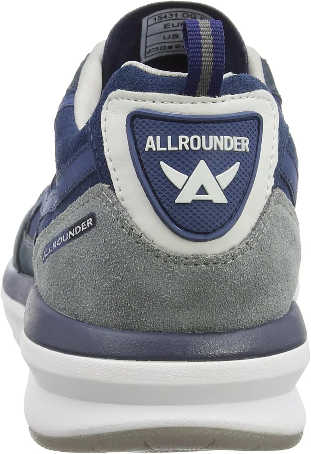 Мужские низкие кроссовки Allrounder by Mephisto Escudo Nubuck C.Suede 45, голубой — фото 3