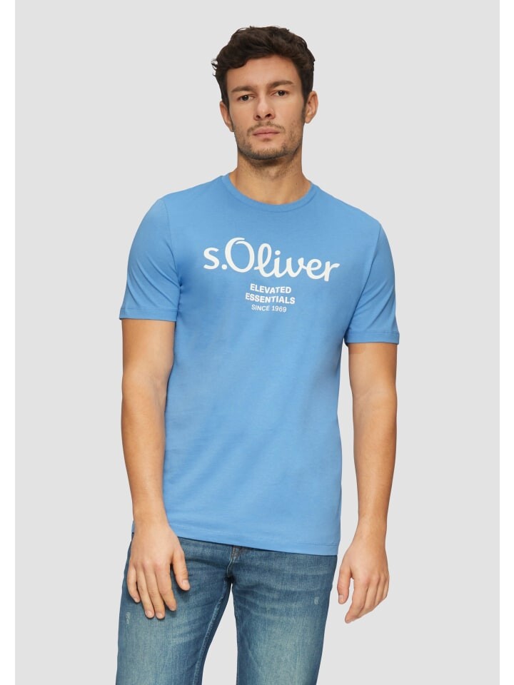 

Футболка s.Oliver T-Shirt kurzarm, синий