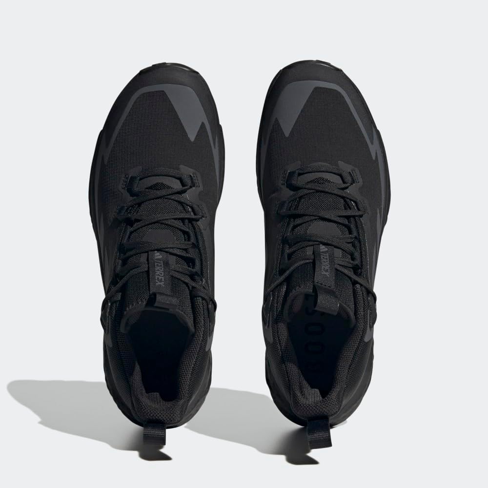 Мужские походные кроссовки adidas Terrex Free Hiker Gore-TEX 2.0, черный/серый — фото 4