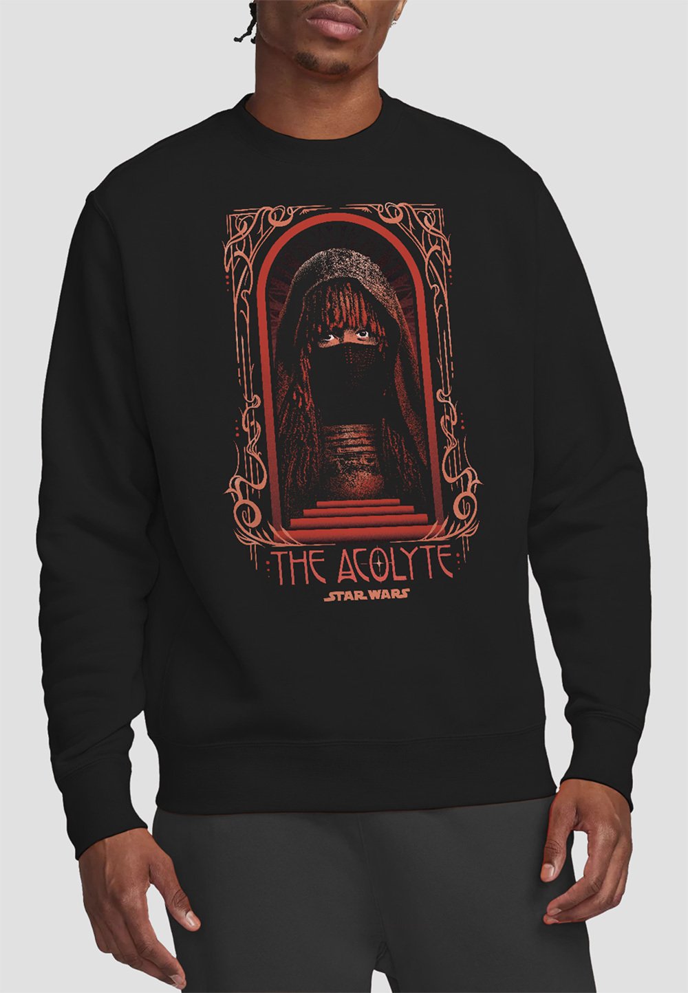 

Толстовка STAR WARS THE ACOLYTE ART DECO MASKED Star Wars, черный