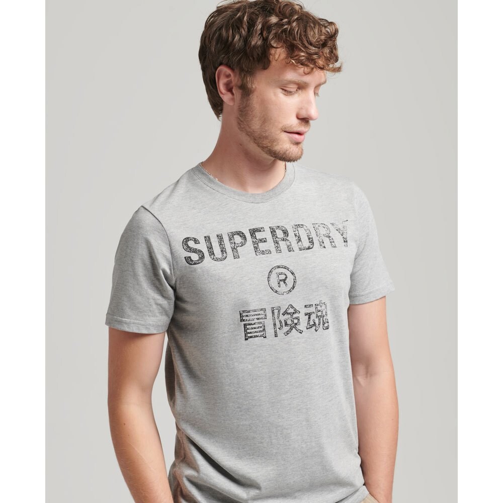 

Футболка Superdry Vintage Corp Logo, серый