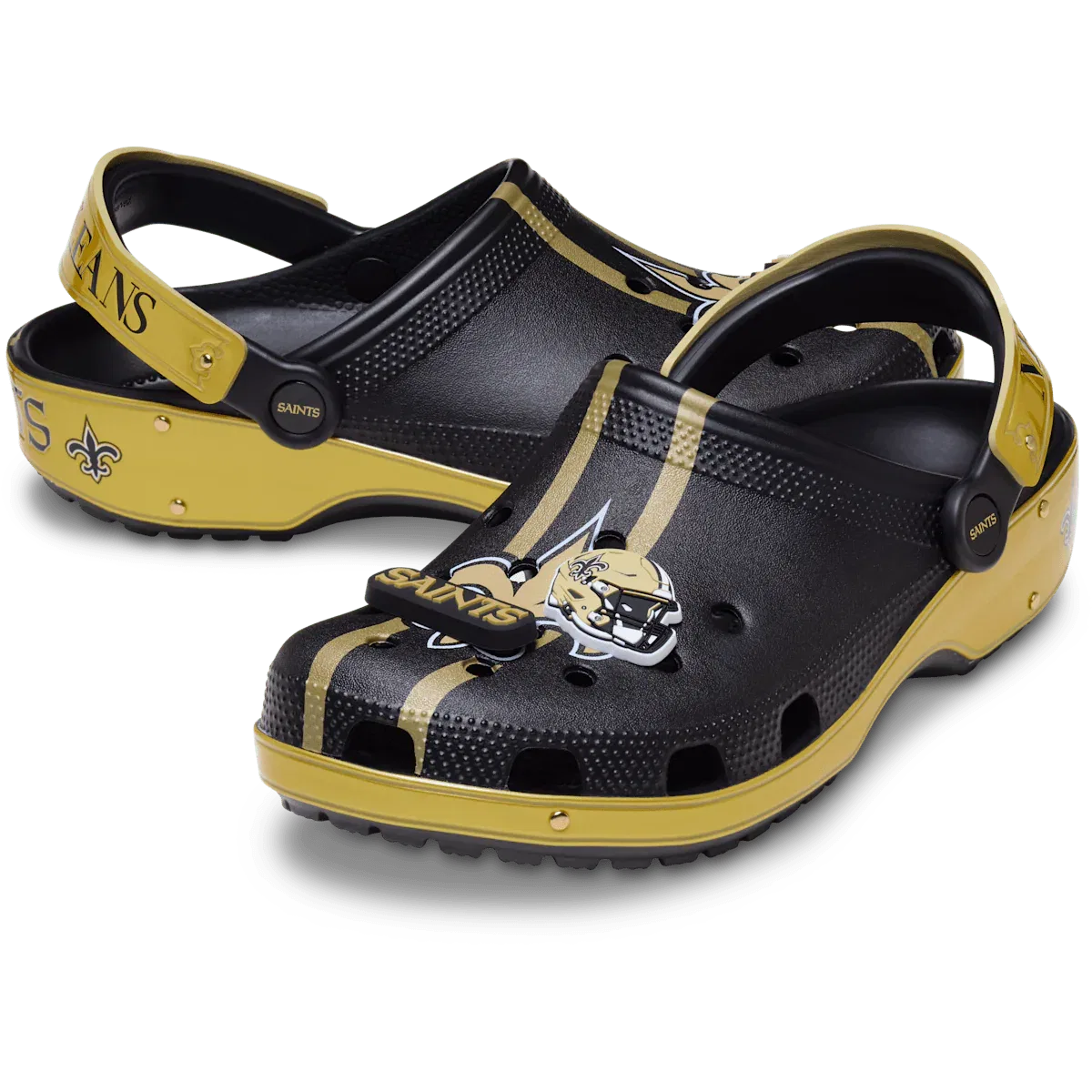 Классические сабо NFL New Orleans Saints Crocs, Multi — фото 2
