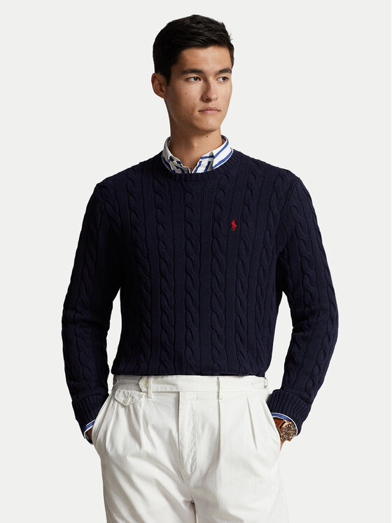 

Свитер обычного кроя 710775885001 Polo Ralph Lauren, синий