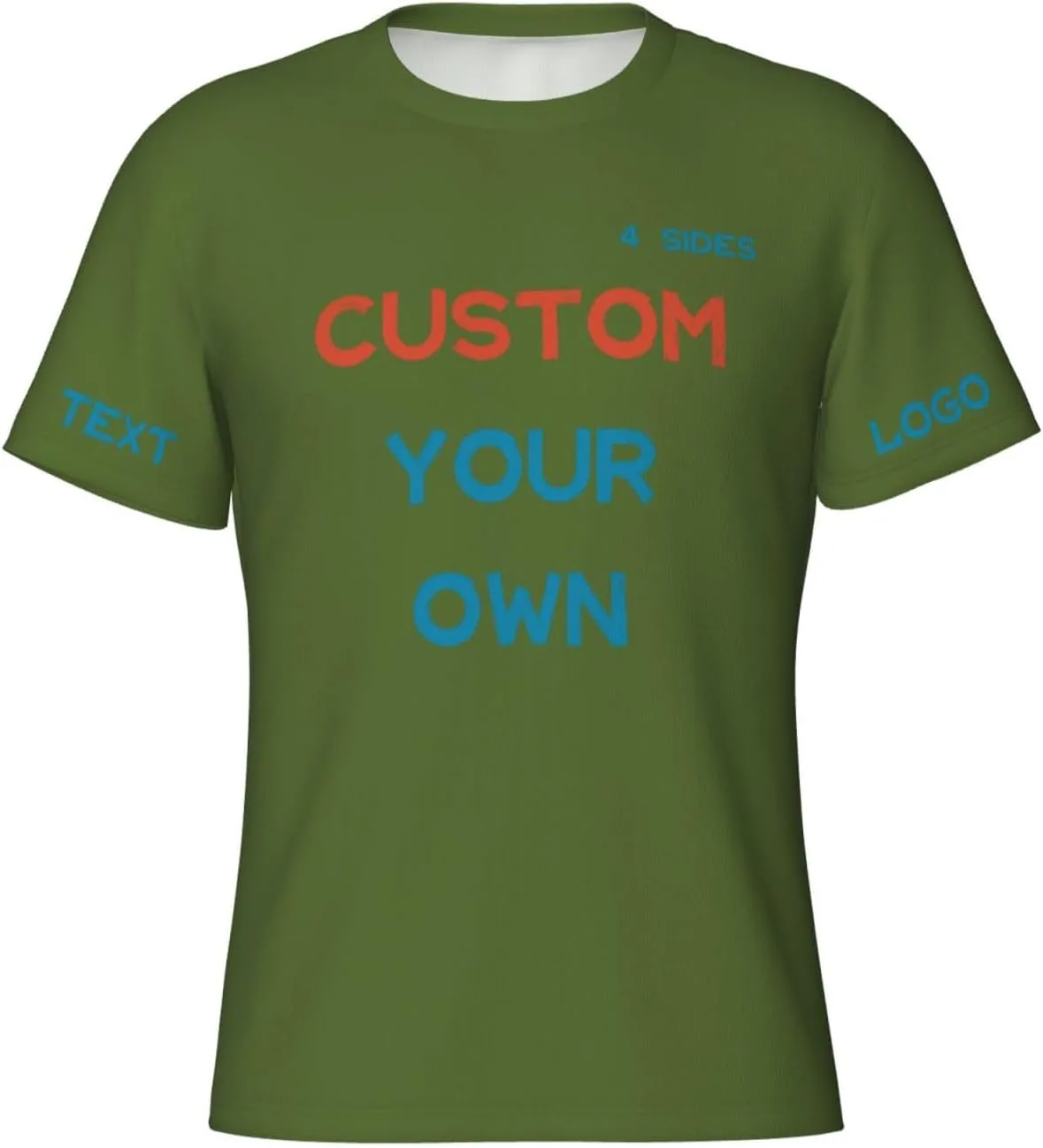 

Футболка Custom с принтом на 4 сторонах для тренировок