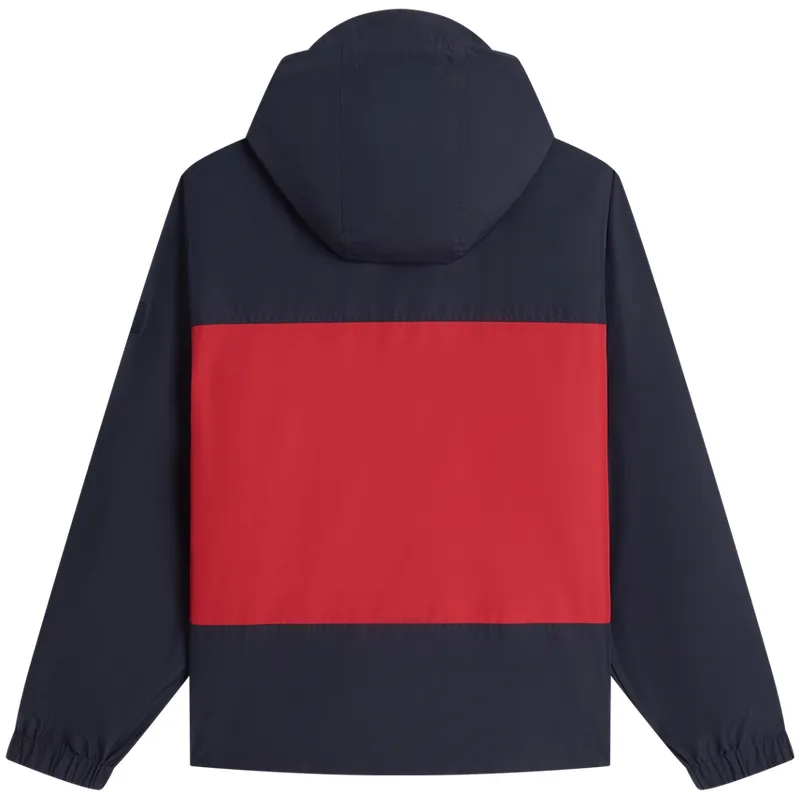 Tommy Hilfiger Куртка мужская Navy Blue & Red & White/Red DW5 с капюшоном — фото 3