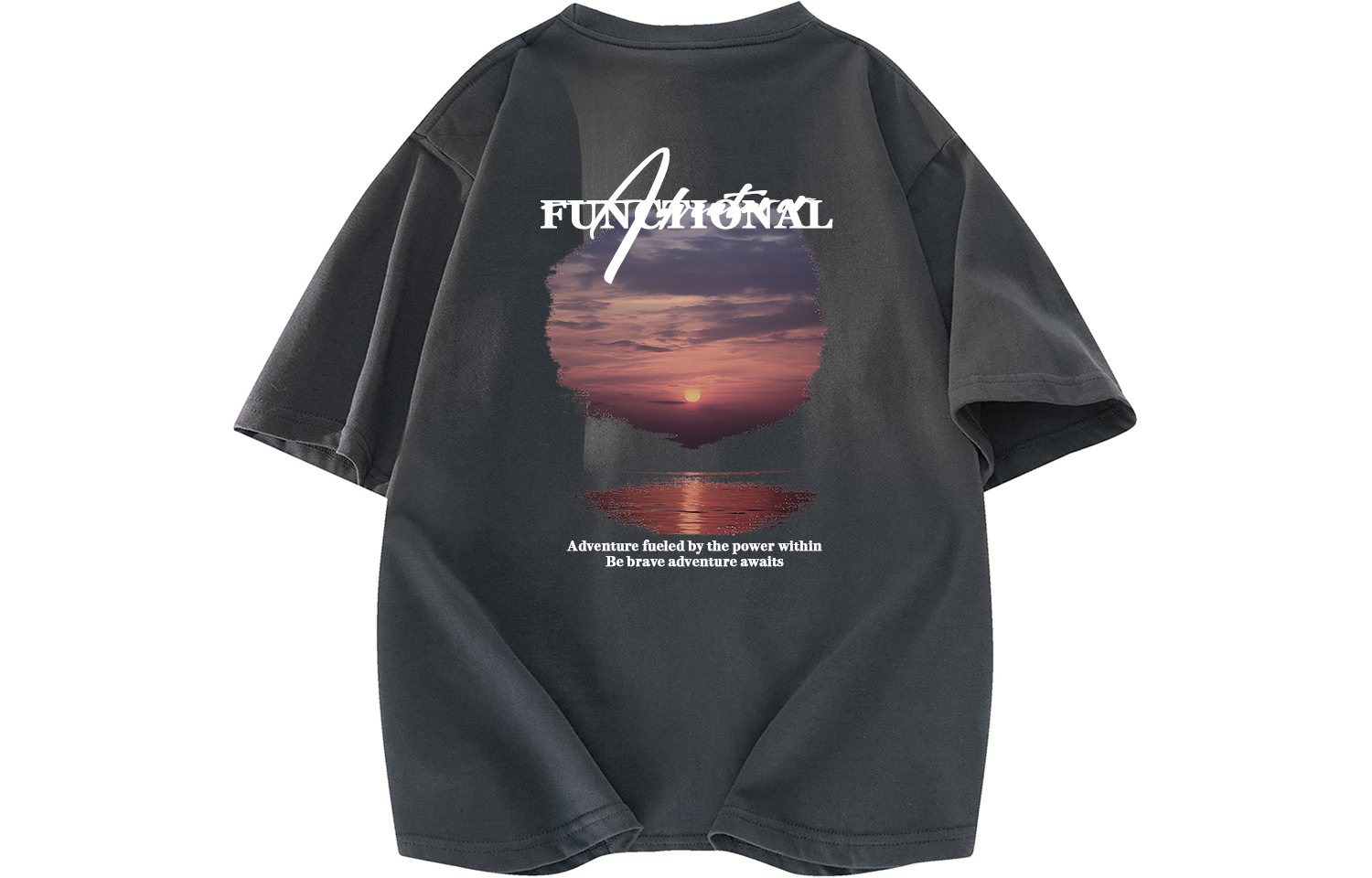 

Футболка Moxima Lifestyle Unisex Jeep, темно-серый