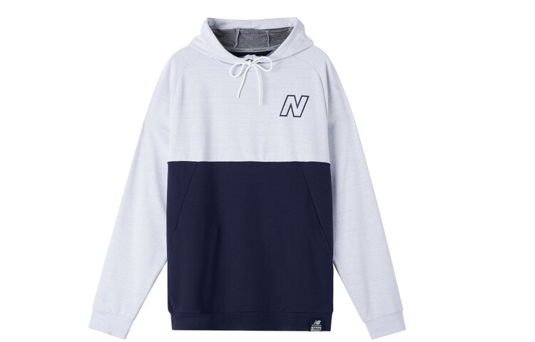 

Мужская толстовка New Balance, цвет Blue/ White