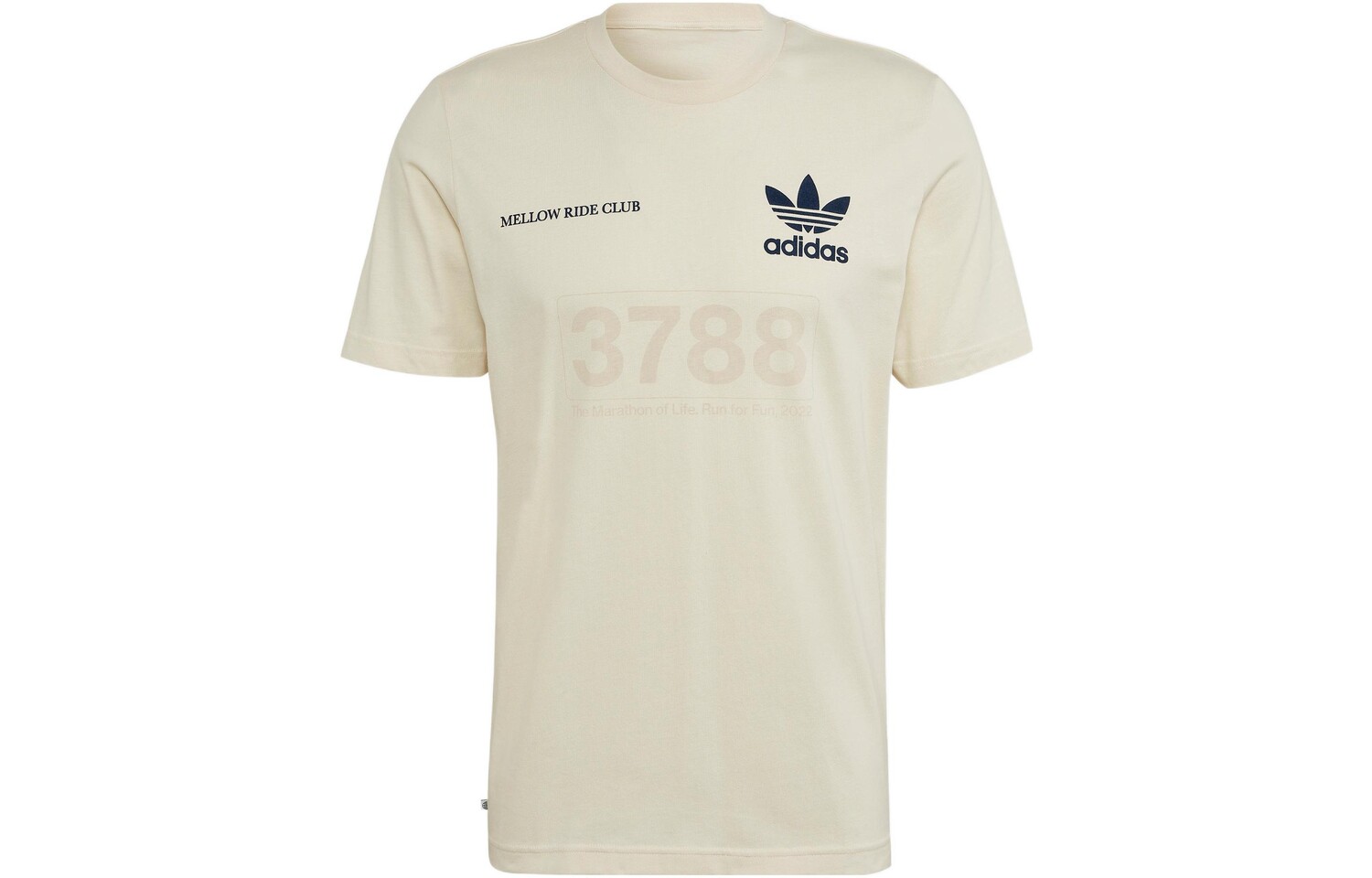 

Mellow RIDE футболка мужская Off White Adidas Originals, кремовый
