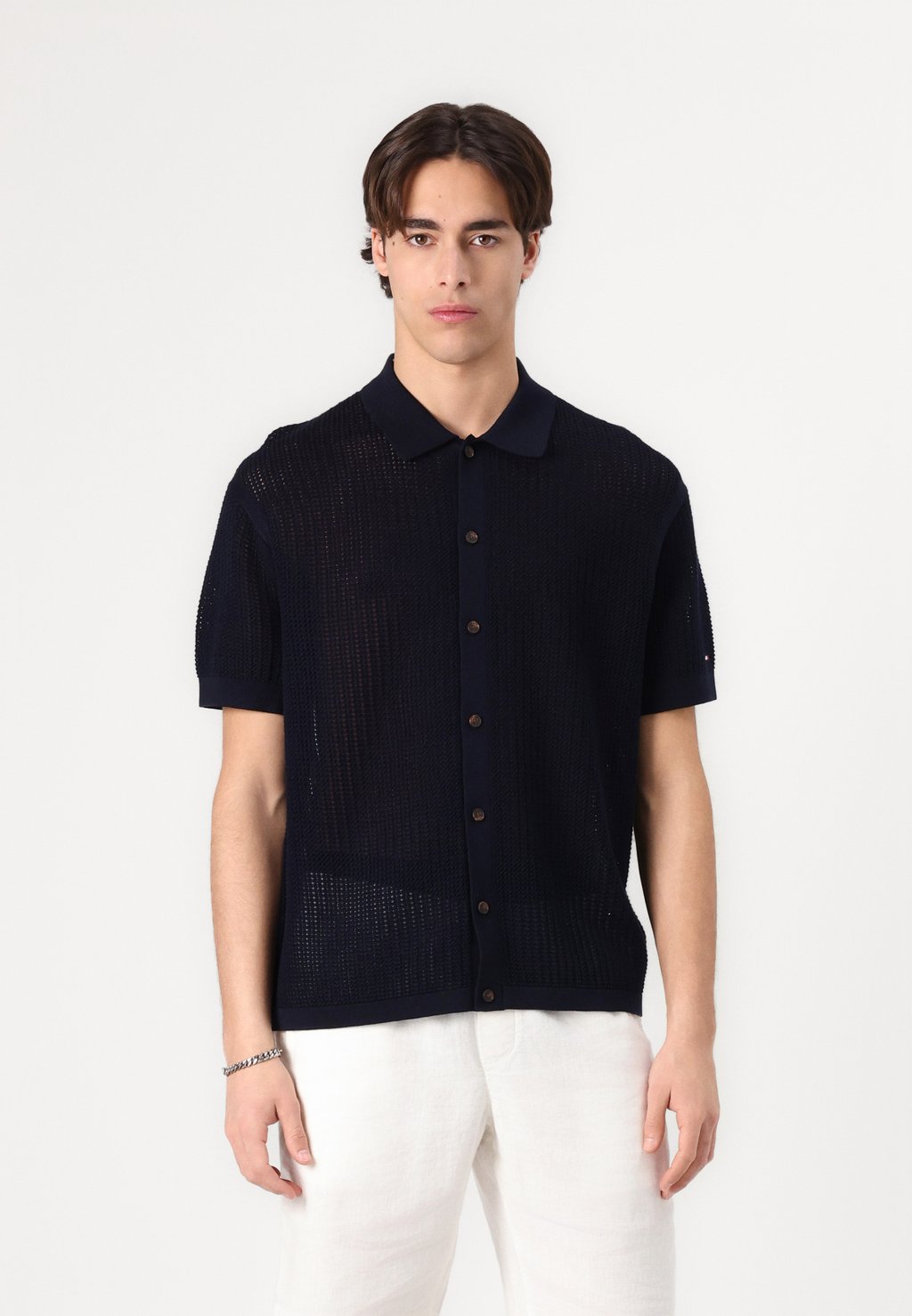 

Рубашка STRUCTURE OPEN SHIRT Tommy Hilfiger, темно-синий