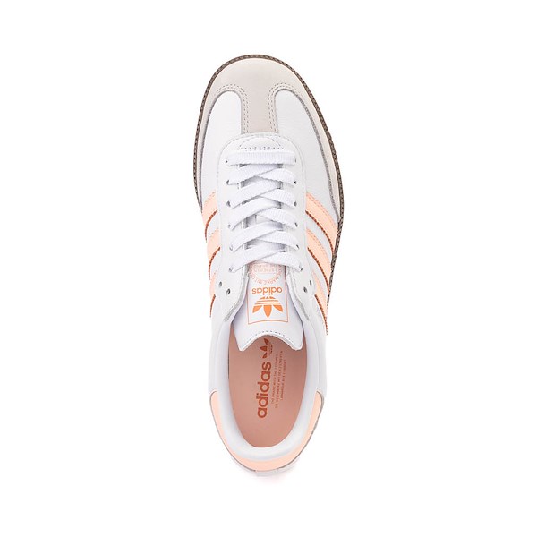 Кроссовки Womens adidas Samba OG Athletic Shoe, цвет White/Clear Orange/Semi Coral/Gum — фото 2