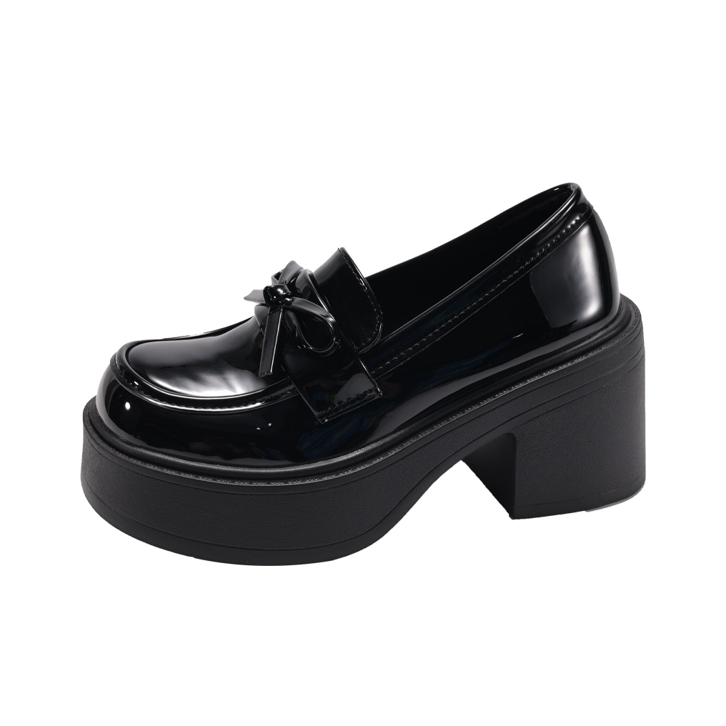 Aimilian Лоферы женские черные глянцевые, цвет Glossy Finish Black