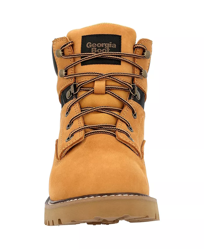 Мужские рабочие ботинки Core 37 Steel Toe Waterproof Georgia Boot, загар/бежевый — фото 2