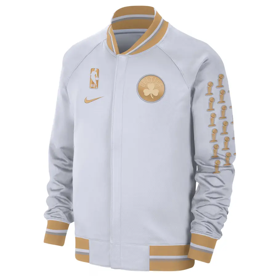 

Nike Куртка Boston Celtics Showtime, White/Gold