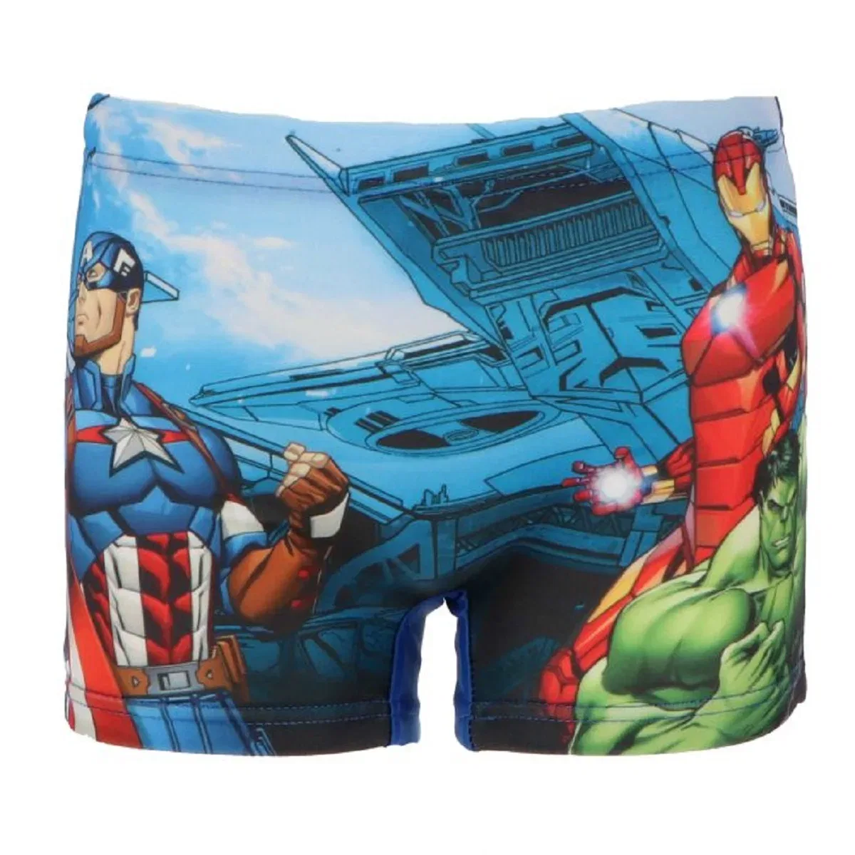Плавки, с принтом Avengers, синие