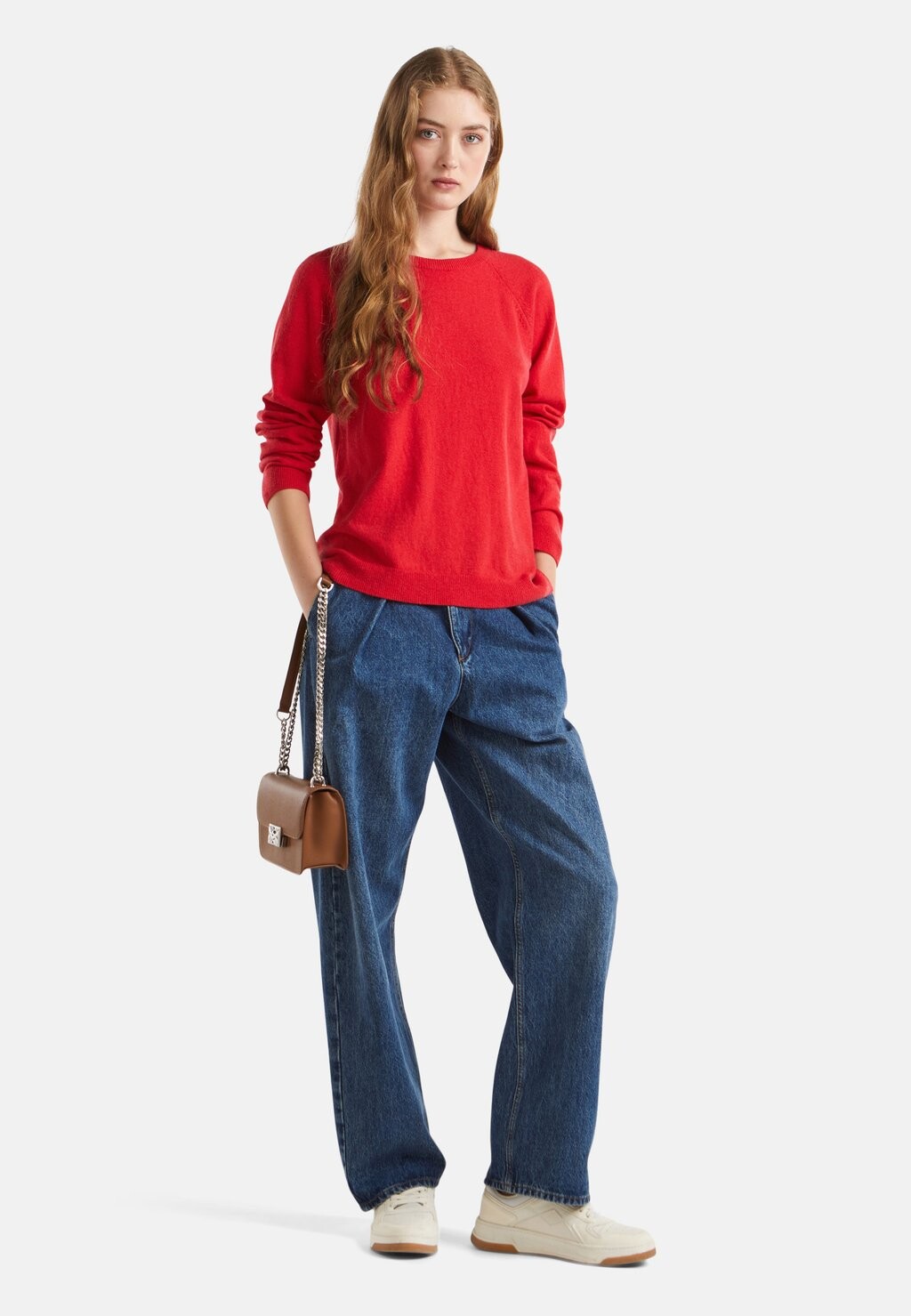 

Джемпер CREW NECK United Colors of Benetton, красный