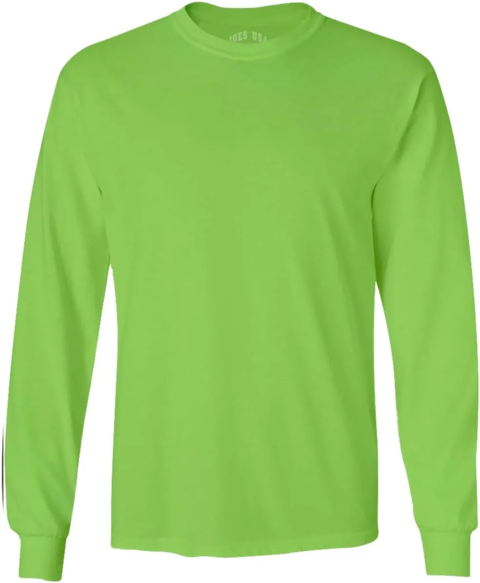 

Футболка Joe's USA мужская с длинным рукавом, Heavyweight Cotton, Regular, Big & Tall