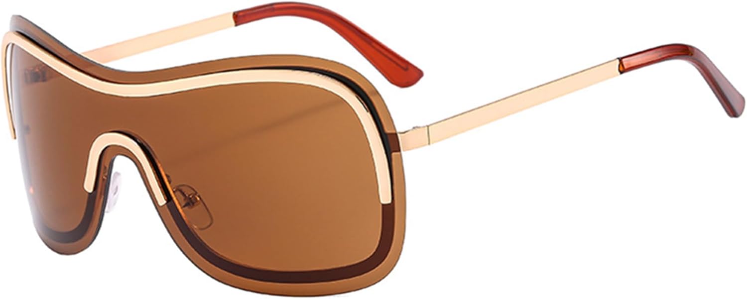 

bullabulling Модные квадратные солнцезащитные очки со стразами - Квадратные солнцезащитные очки с бриллиантовым блеском, защита от УФ-излучения UV400 для вечеринок и вождения, для женщин и мужчин, C3