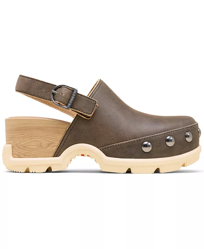 Женские сабо Roamn Studded Slip On Sorel, загар/бежевый — фото 2
