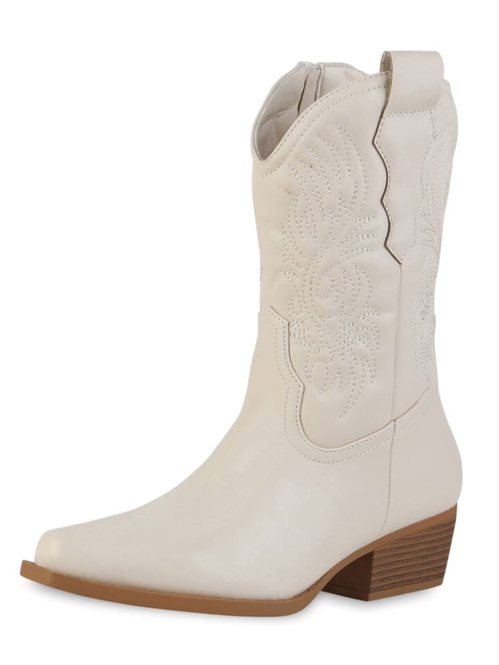 

Ботильоны VAN HILL Cowboy Boots Aurora, бежевый