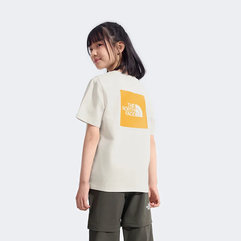 Футболка для детей с круглым вырезом THE NORTH FACE, Dune White — фото 4