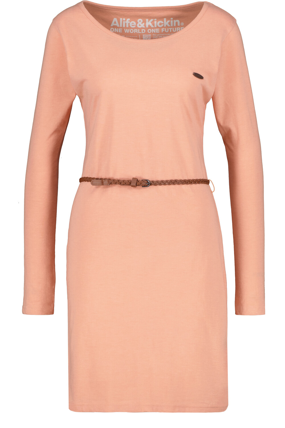 

Платье alife and kickin Blusen, Jersey, Mini, Shirt, Sommer, Strand EllinAK A, цвет mahagonium melange