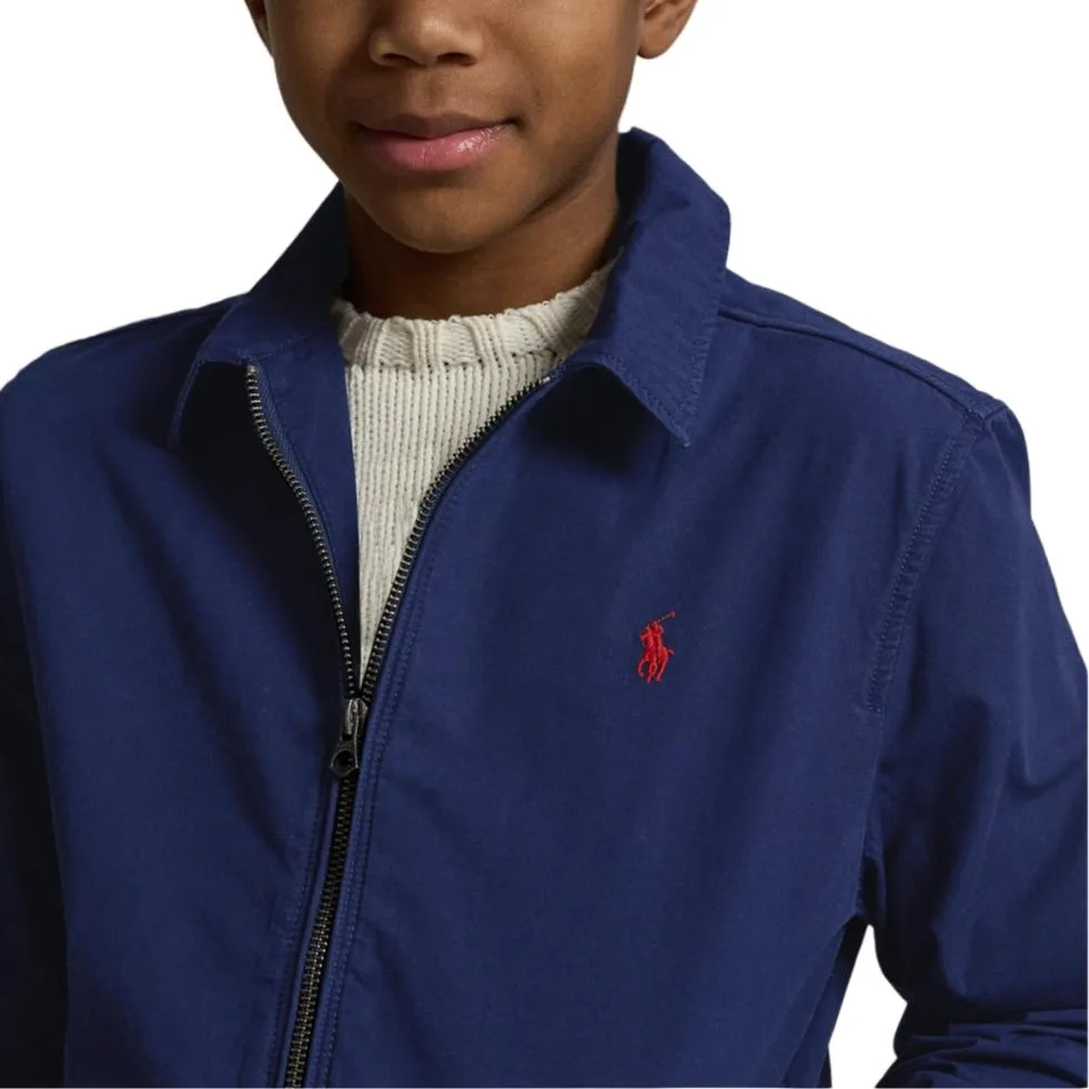 Polo Ralph Lauren Куртка SS25 темно-синяя для подростков — фото 4