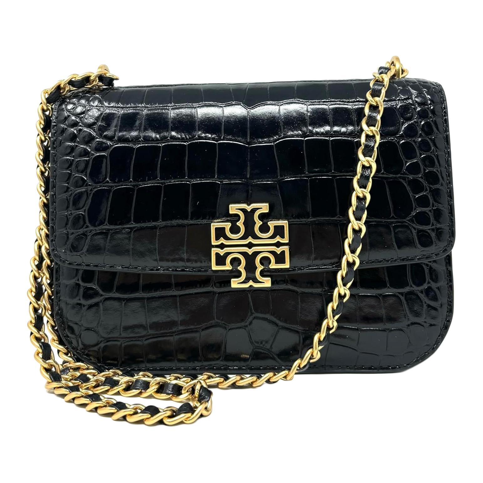 

TORY BURCH Крокодиловая кожаная сумка через плечо