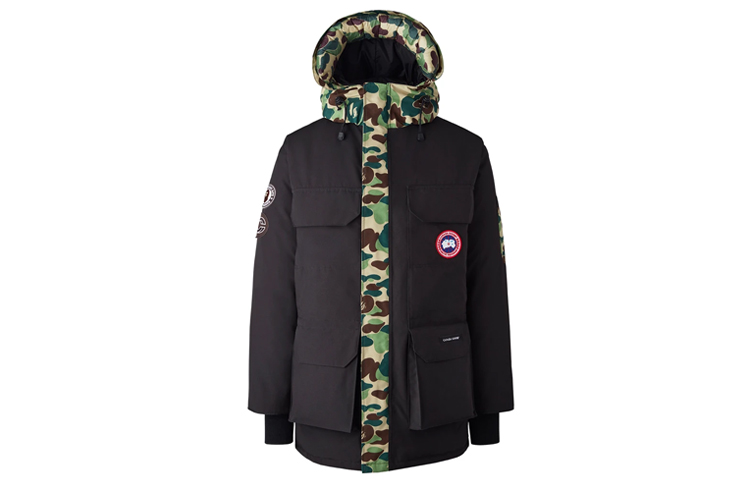 Canada Goose Куртка пуховая зимняя унисекс черная, Black — фото 3