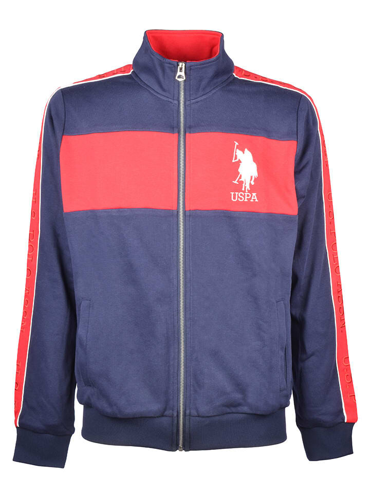 

Спортивная куртка U.S. Polo Assn. Sweatjacke, цвет Dunkelblau/Rot