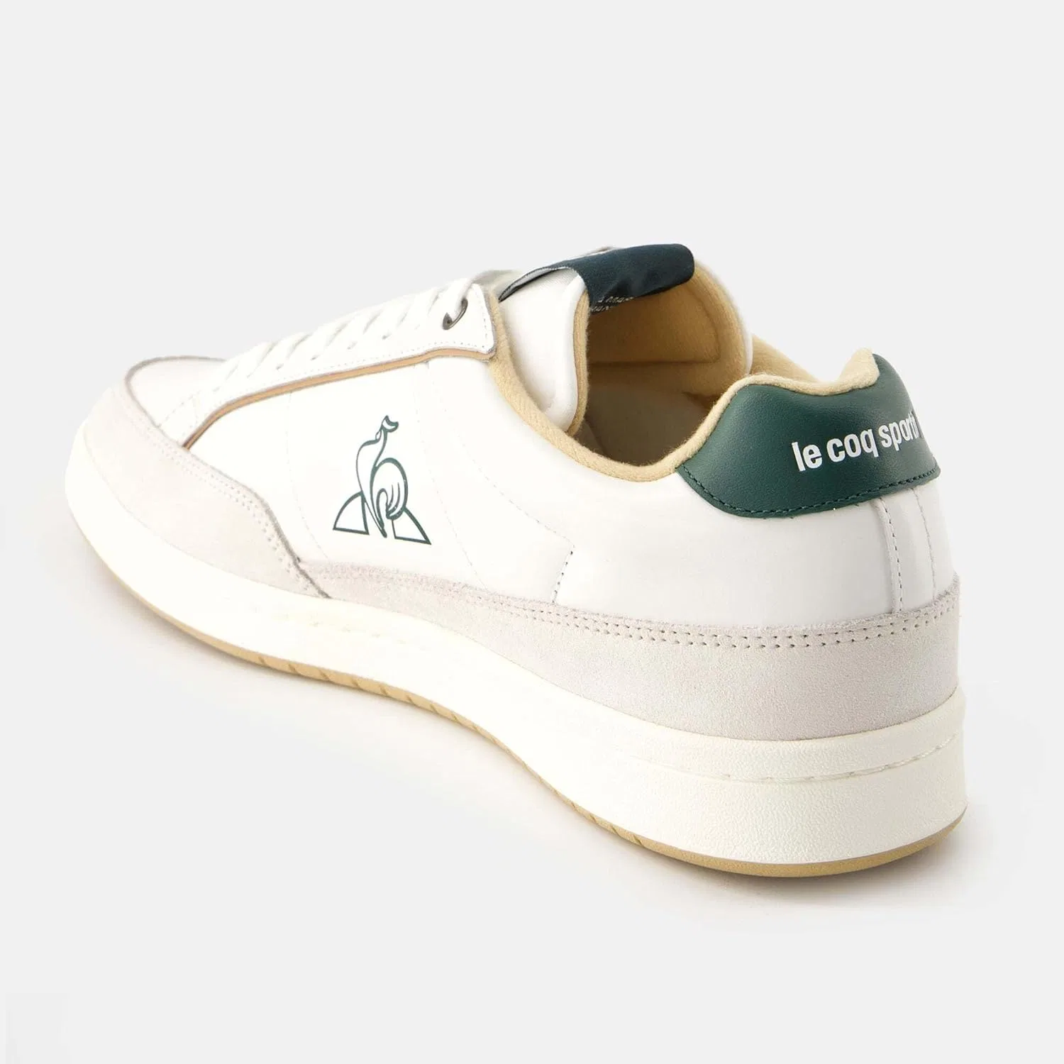 Кроссовки Le Coq Sportif Unisex Noah_2 Optical White/Trekking Green — фото 3