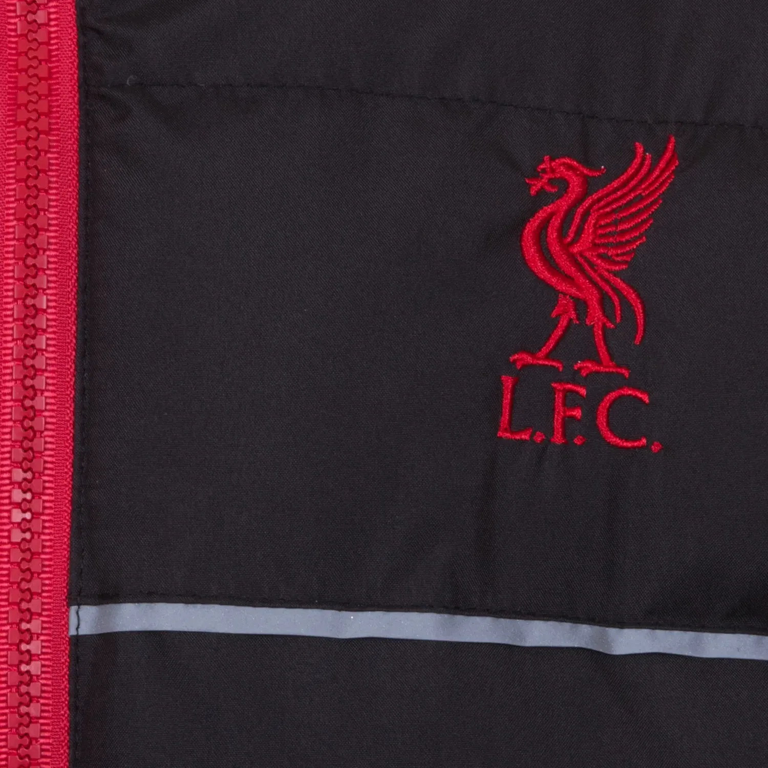 Детская куртка стеганая Liverpool FC, черный — фото 2