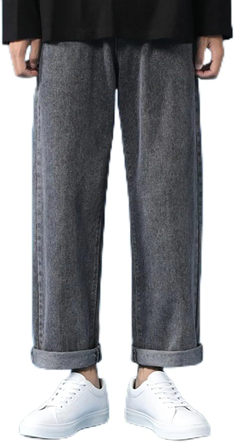 Джинсы свободные Baggy Jeans, серые