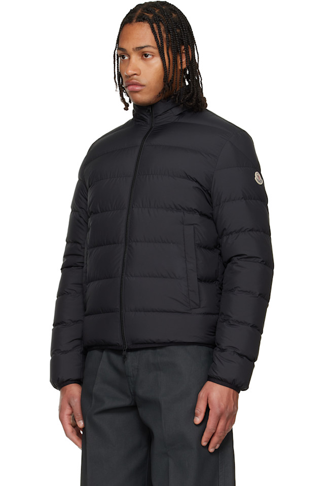 Пуховая куртка Montbrocq с капюшоном и короткими рукавами Moncler, черный — фото 4