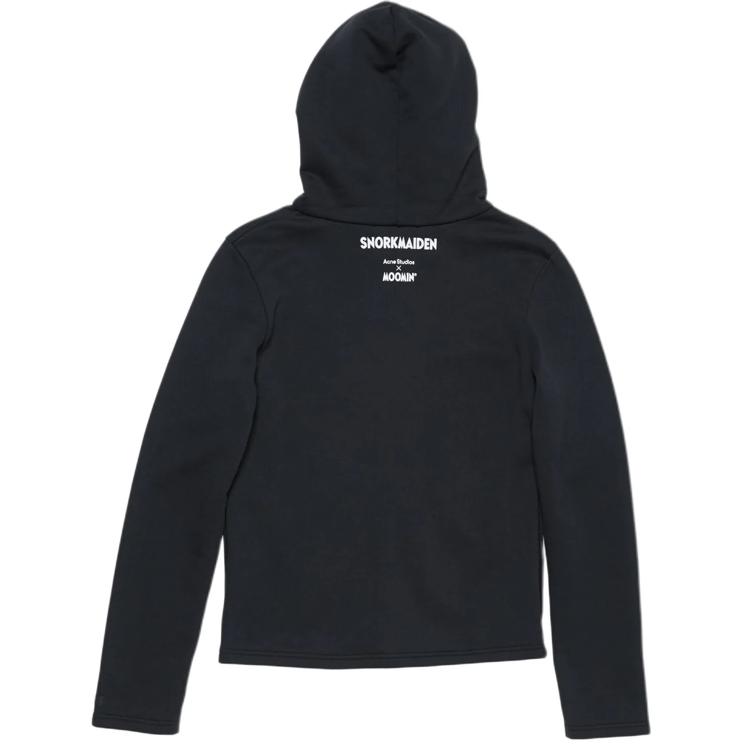Толстовка с молнией и аппликацией единорога Acne Studios, черный — фото 3