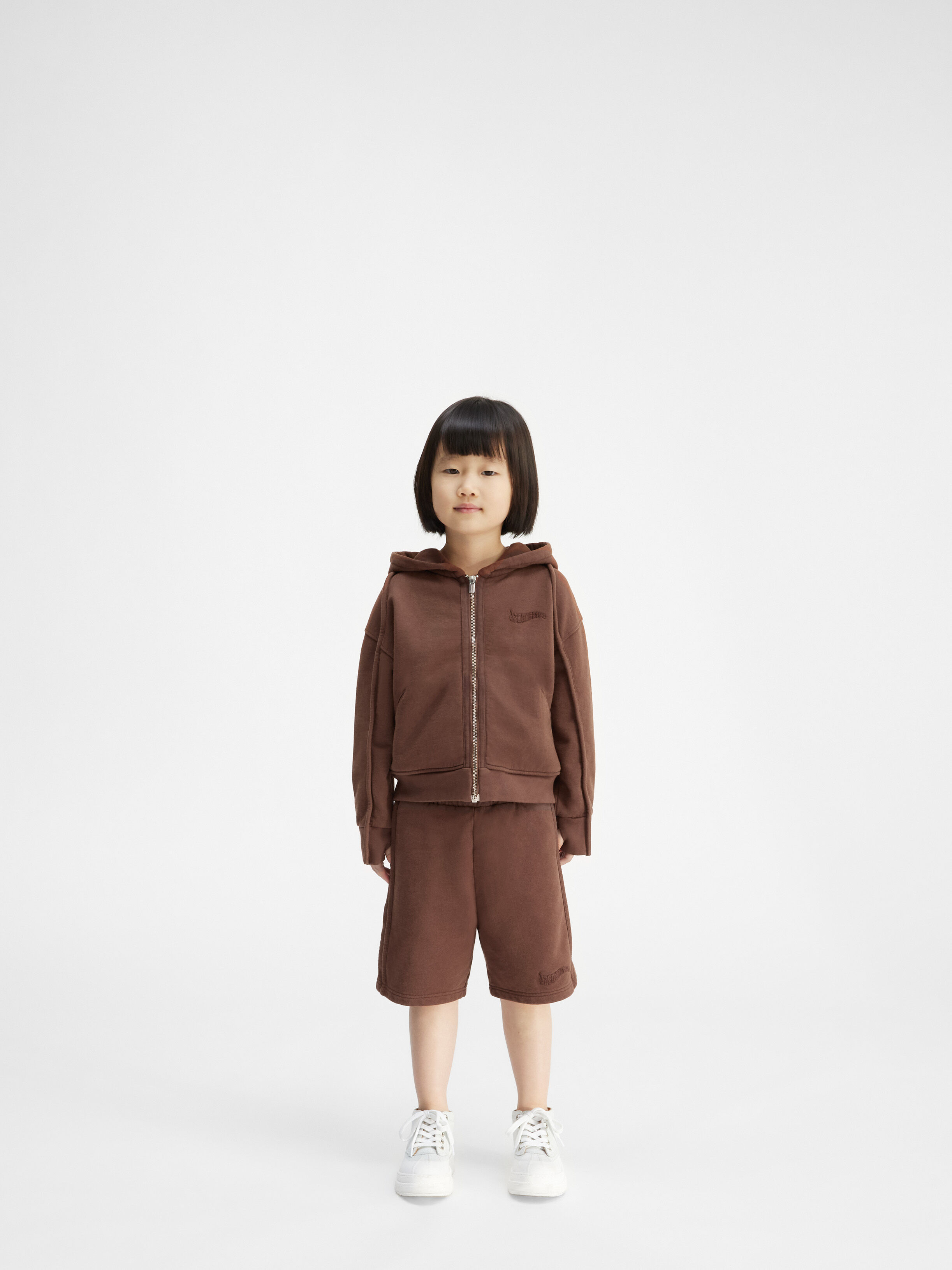 

Флисовые шорты JACQUEMUS The Camargue kids' shorts, темно-коричневый