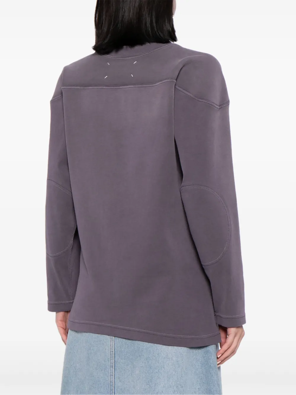 Футболка Numbers с логотипом MAISON MARGIELA, фиолетовый — фото 4